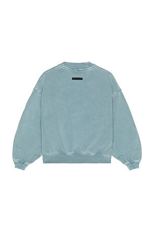 Fear of God ESSENTIALS Kids Campus 90's Crewneck Sweatshirt in Blue. Size 2/3. Also