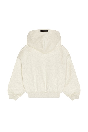 Fear of God ESSENTIALS Kids Classic Hoodie in Grey. Size 4/5. Also