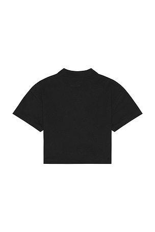 Fear of God ESSENTIALS Kids Signature Classic Short Sleeve Polo in Black. Size 6/7. Also
