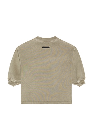 Fear of God ESSENTIALS Kids Training 90's Long Sleeve Tee in Grey