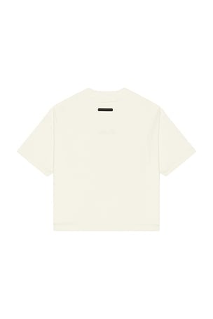 Fear of God ESSENTIALS Kids Signature 90's Short Sleeve Tee in Ivory