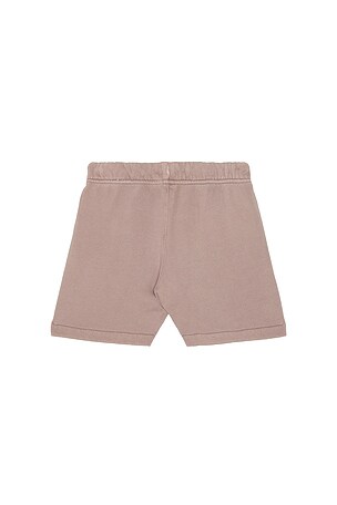Fear of God ESSENTIALS Kids Signature Classic Short in Mauve. Size 2/3. Also