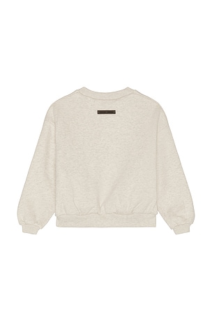 Fear of God ESSENTIALS Kids Classic Crewneck Sweatshirt in Grey