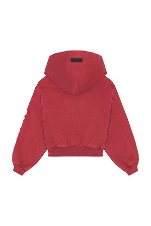 Fear of God ESSENTIALS Kids Classic Hoodie in Red