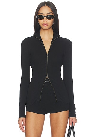 Soft Rib 2-way Zip-up Jacket Fear of God ESSENTIALS