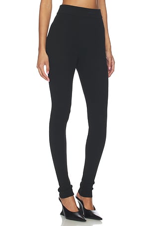 Fear of God ESSENTIALS Rib Knit Legging in Black