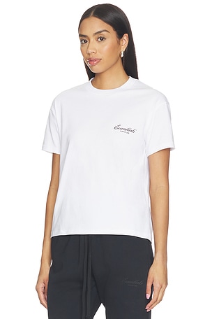 Fear of God ESSENTIALS Classic Short Sleeve Tee in White