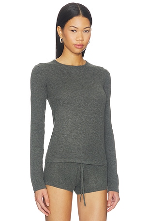 Fear of God ESSENTIALS Slim Long Sleeve Tee in Grey
