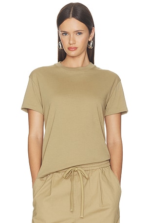 Fear of God ESSENTIALS Classic Fit Tee in Brown
