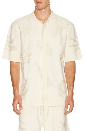Breaking Bread Knit Shirt Filling Pieces