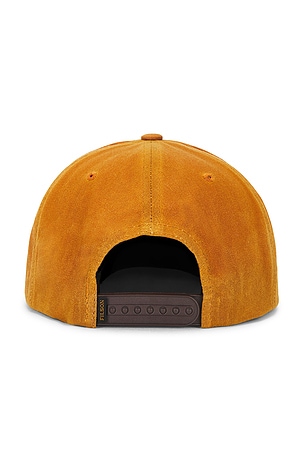 Filson Waxed Trucker Cap in Brown