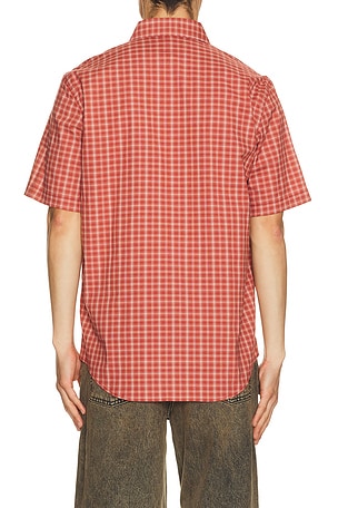 Filson Twin Lakes Short Sleeve Sport Shirt in Red