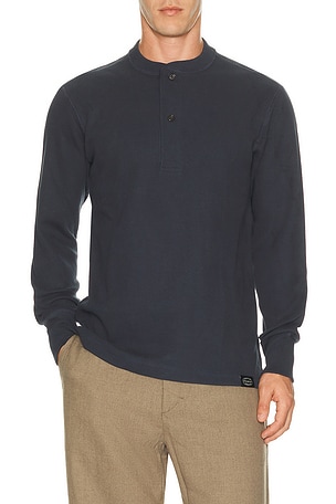Waffle Knit Henley Filson