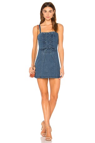 Finders Keepers Inverse Denim Dress in Blue | REVOLVE