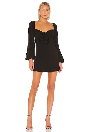 finders keepers adeline mini dress Finders Keepers Adeline Mini Dress in Black