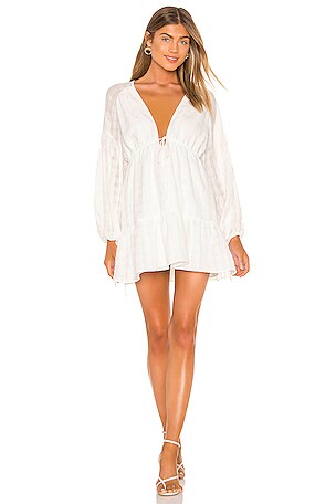 finders keepers mini dress Finders Keepers Coco Mini Dress in Washed Blue