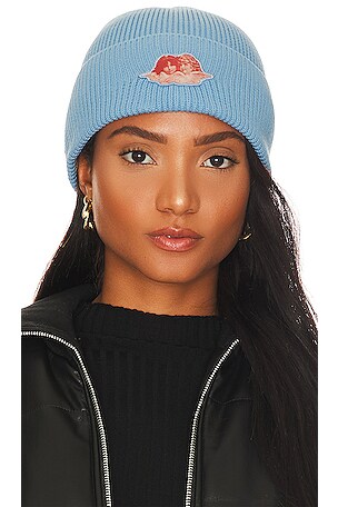 FIORUCCI Milano Angel Beanie in Blue | REVOLVE