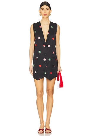 Lollipop Print Vest Dress FIORUCCI