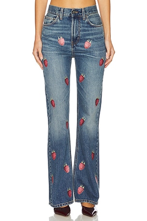 Raspberry Print Flare FIORUCCI