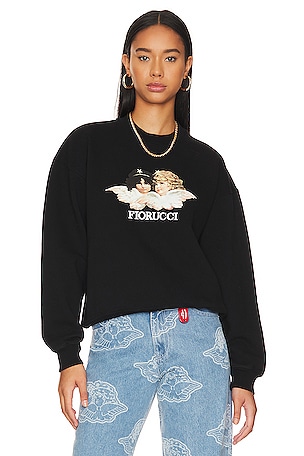 Crew Neck Angel Sweatshirt FIORUCCI