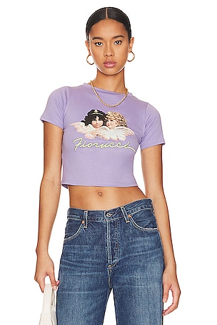 Angel Cropped Tee FIORUCCI