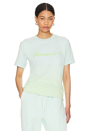 Gradient Squiggle Logo T-shirt FIORUCCI