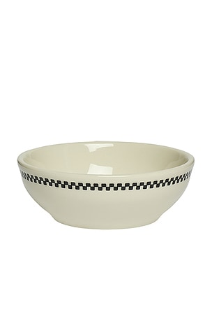 Fish's Eddy Checkerboard Bowl in Cream