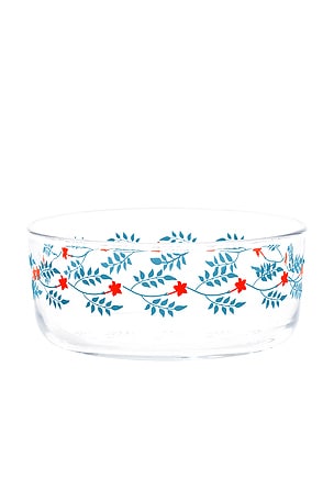 Fish's Eddy Vintage Floral Tammy Storage Bowl in Blue