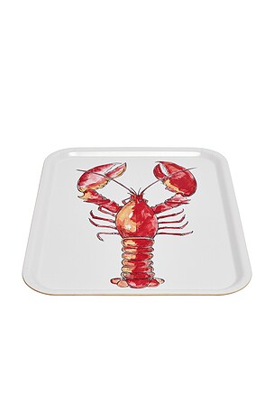 Fish's Eddy Shelly Lobster Tray in White