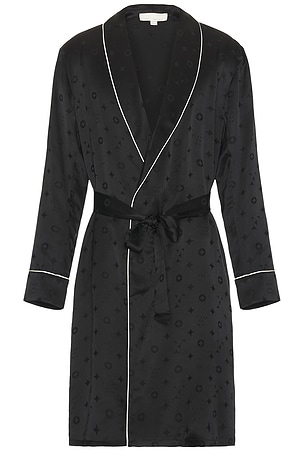 Men's Silk Jacquard Robe fleur du mal