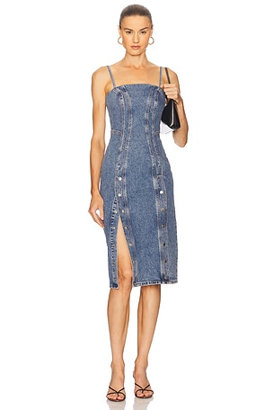 Snap Midi Dress fleur du mal