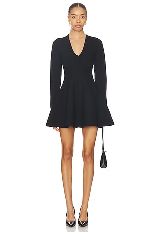 Knit Corset Dress With Underbust Detail fleur du mal