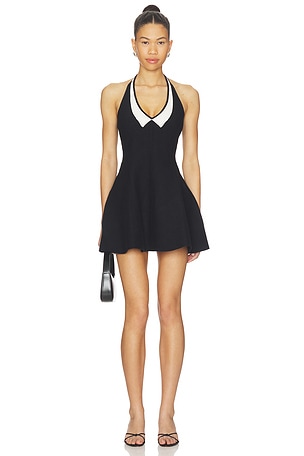 Sofia Collared Flare Dress fleur du mal