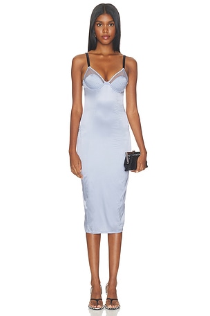 Bebe Midi Slip Dress fleur du mal