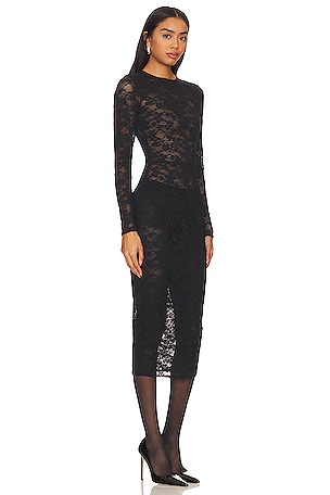 fleur du mal Le Stretch Multifit Dress in Black