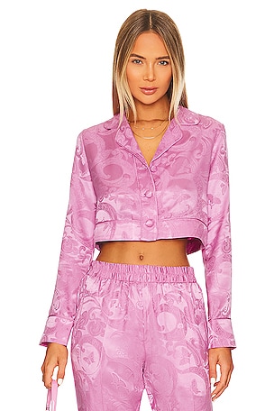 Cropped Pajama Topfleur du mal$206