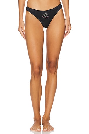 Al Dente High Leg Silk Thong fleur du mal