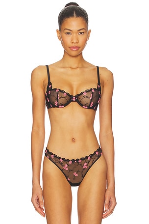 Rose And Vine Embroidery Balconette fleur du mal