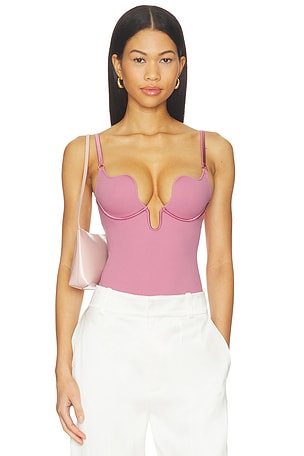 Le Stretch Micro Seduce U-plunge Bodysuit fleur du mal