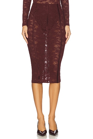 Le Stretch Pencil Skirt fleur du mal