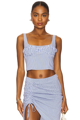 Poplin Bustier Top fleur du mal