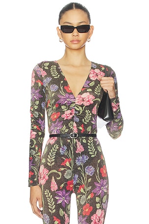 WILDFLOWER 플런지 바디수트 fleur du mal