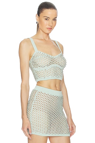 fleur du mal Spotlight Bralette in Mint