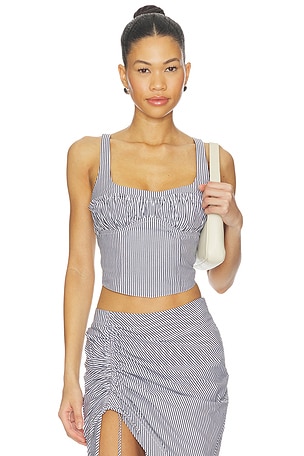 Poplin Bustier Top fleur du mal