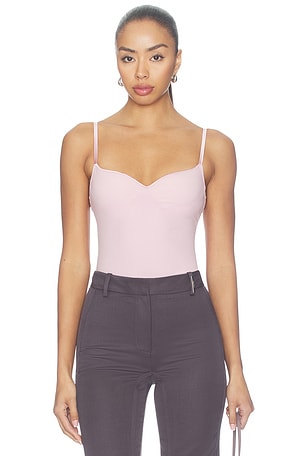 Scooped Neck Built-in Bra Cami fleur du mal