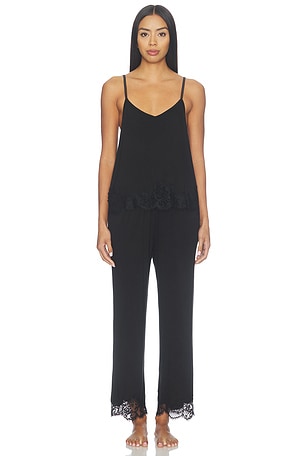 Sarafina Solid Bamboo Knit Cami Pant Set Flora Nikrooz