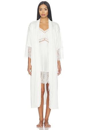 Skyler Solid Stretch Charm Robe Flora Nikrooz