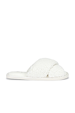 Sherpa Victoria Criss Cross Slippers Flora Nikrooz