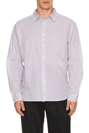 FORMER Vivian Weeping Long Sleeve Shirt in White