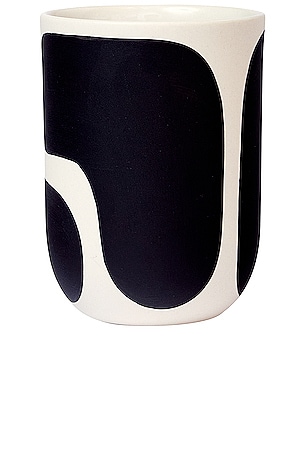 Franca NYC Coffee Cup in Black, White